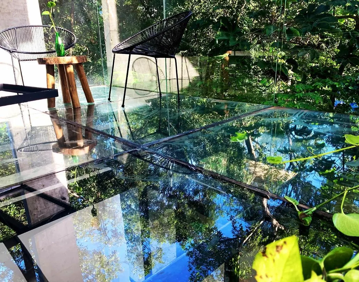 Glass Jungle Villa With Amazing Green Views -10 Min Dt Playa del Carmen Mexique