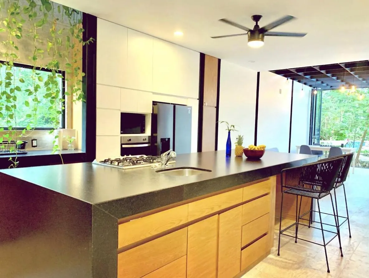 Glass Jungle Villa With Amazing Green Views -10 Min Dt Playa del Carmen Mexique
